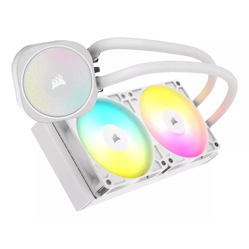 Arrefecedor líquido de CPU CORSAIR Nautilus 240 RS ARGB All-in-One Branco
