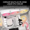 Arrefecedor líquido de CPU CORSAIR Nautilus 240 RS ARGB All-in-One Branco