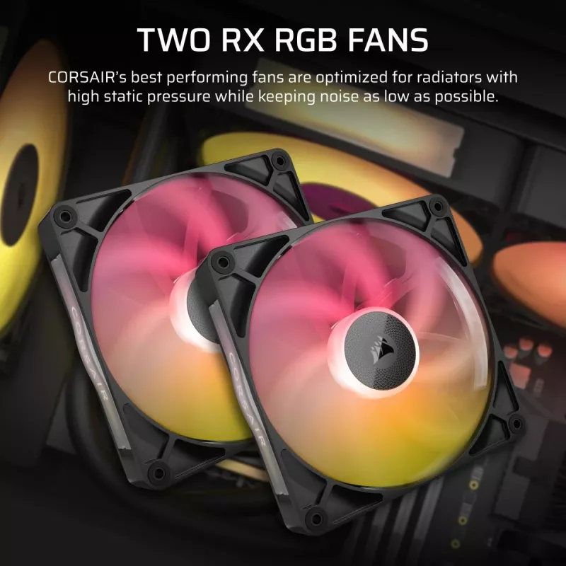 Arrefecedor de CPU CORSAIR - Icue Link Titan 280 Rx RGB Aio arrefecedor líquido