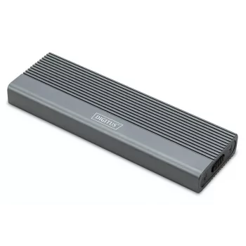 Caixa externa USB para disco DIGITUS - NVMe 10 Gbit/s USB 3.2 Gen 2 alumínio sem ferramentas
