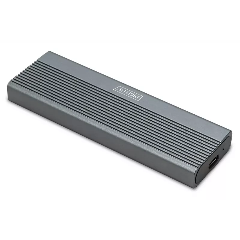Caixa externa USB para disco DIGITUS - NVMe 10 Gbit/s USB 3.2 Gen 2 alumínio sem ferramentas