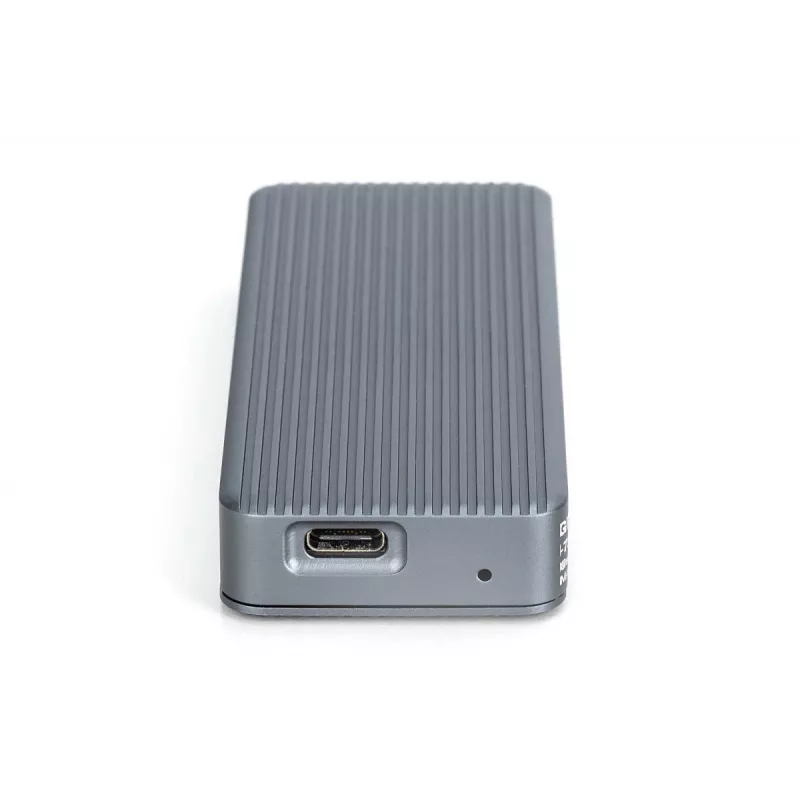 Caixa externa USB para disco DIGITUS – NVMe 20 Gbit/s USB 3.2 Gen 2x2 alumínio sem ferramentas