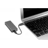 Caixa externa USB para disco DIGITUS – NVMe 20 Gbit/s USB 3.2 Gen 2x2 alumínio sem ferramentas