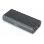 Caixa externa USB para disco M.2 SSD NVMe DIGITUS 40Gbps USB 4.0 alumínio sem ferramentas DA-71158