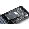Caixa externa USB para disco M.2 SSD NVMe DIGITUS 40Gbps USB 4.0 alumínio sem ferramentas DA-71158