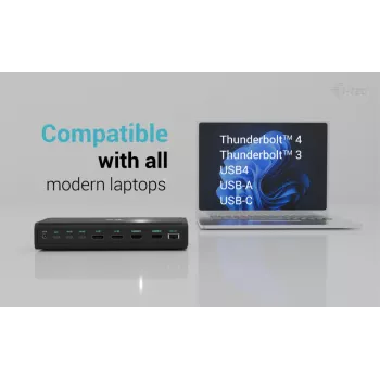 Estação de acoplamento universal i-tec 6x 4K/60Hz Display + Power Delivery 140W