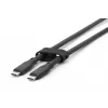 Cabo de ligação em silicone USB DIGITUS USB-C - USB-C USB 3.2 Gen1 5G 4K 100W - 2 m preto