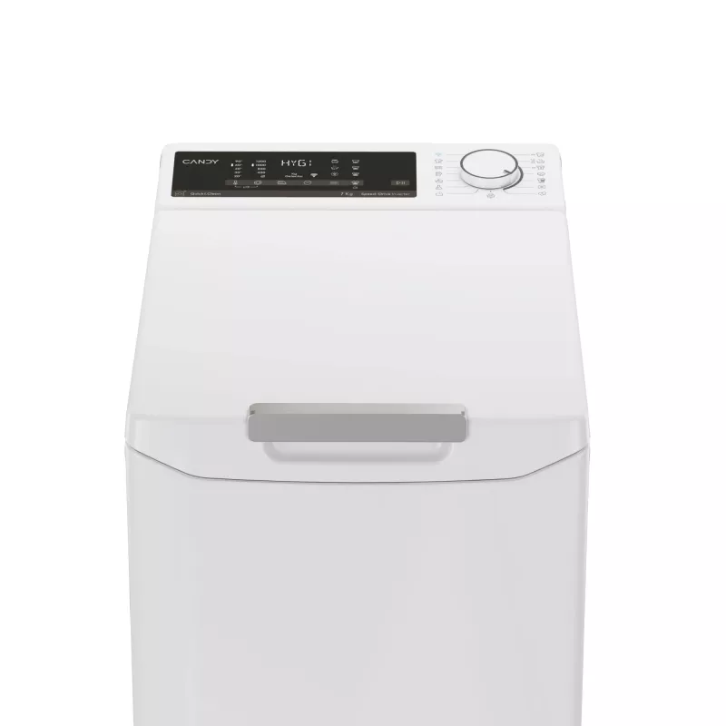 Máquina de lavar roupa Candy TCA274TM4-S de carga superior 7 kg 1200 rpm branco