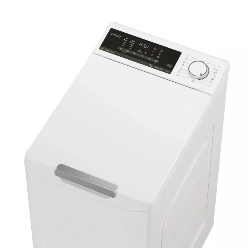 Máquina de lavar roupa Candy TCA274TM4-S de carga superior 7 kg 1200 rpm branco