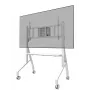 Neomounts MOVE Go XL FL50-575WH1 carrinho para TV, 65-110 polegadas, máx. 125 kg, VESA 100x100-1100x600, altura ajustável 129-139 cm, com bloqueio, instalação rápida, certificado TÜV, branco