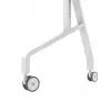 Neomounts MOVE Go XL FL50-575WH1 carrinho para TV, 65-110 polegadas, máx. 125 kg, VESA 100x100-1100x600, altura ajustável 129-139 cm, com bloqueio, instalação rápida, certificado TÜV, branco