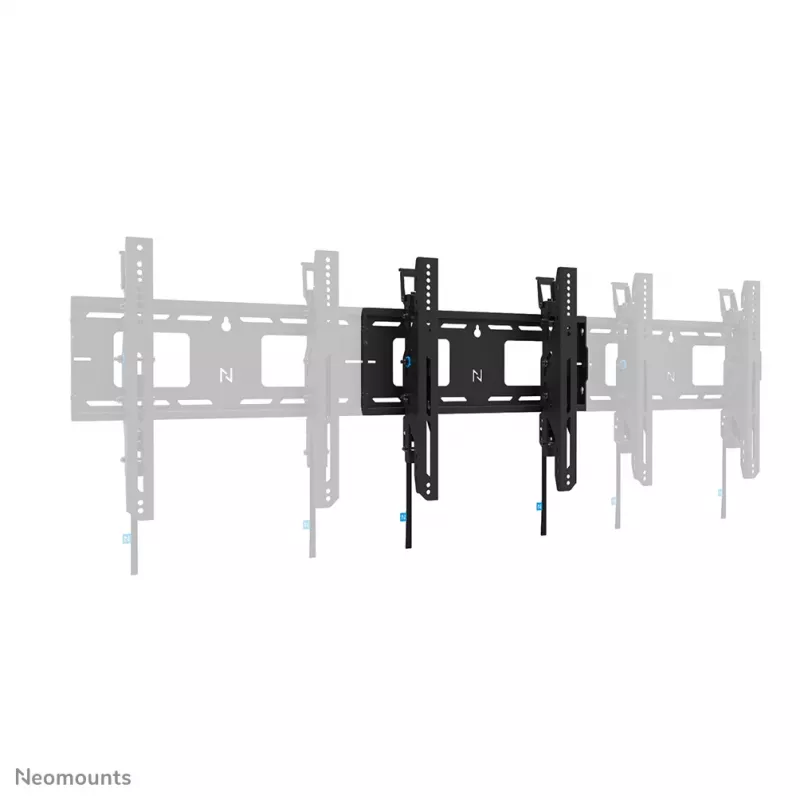 Suporte de parede reforçado Neomounts WL35-750BL14 42-75 polegadas - inclinável - com fecho - instalação rápida - TÜV