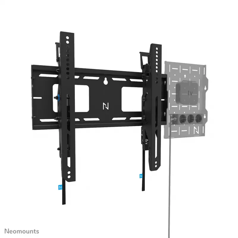 Suporte de parede reforçado Neomounts WL35-750BL14 42-75 polegadas - inclinável - com fecho - instalação rápida - TÜV