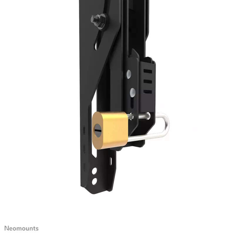 Suporte de parede reforçado Neomounts WL35-750BL14 42-75 polegadas - inclinável - com fecho - instalação rápida - TÜV