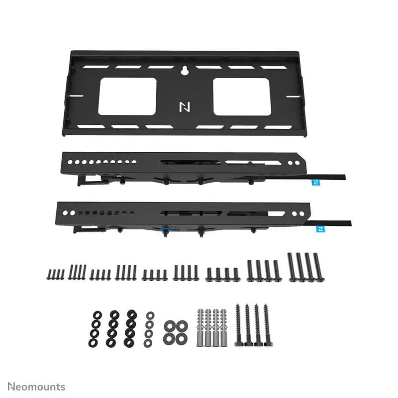 Suporte de parede reforçado Neomounts WL35-750BL14 42-75 polegadas - inclinável - com fecho - instalação rápida - TÜV
