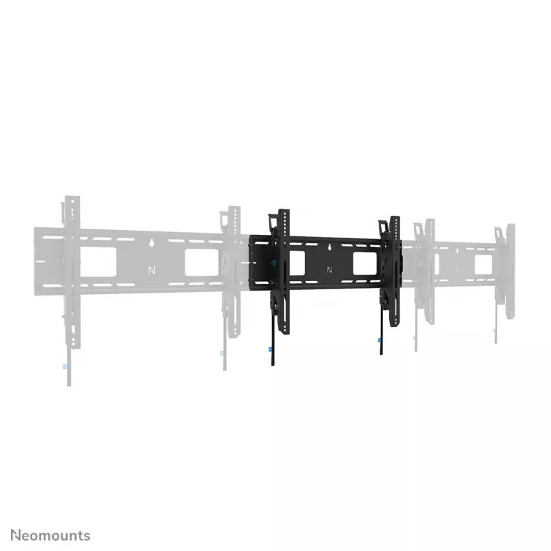 Suporte de parede reforçado Neomounts WL35-750BL16 42-86 polegadas - inclinável - com fecho - instalação rápida - TÜV
