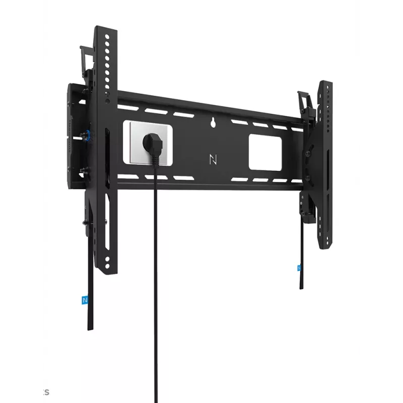 Suporte de parede reforçado Neomounts WL35-750BL16 42-86 polegadas - inclinável - com fecho - instalação rápida - TÜV
