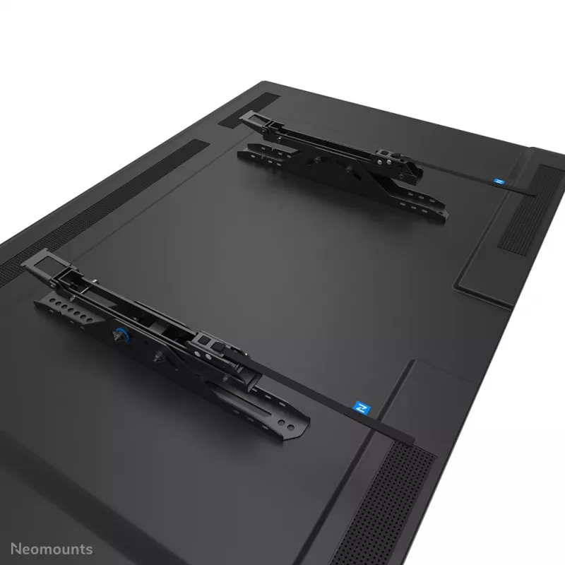 Suporte de parede reforçado Neomounts WL35-750BL16 42-86 polegadas - inclinável - com fecho - instalação rápida - TÜV