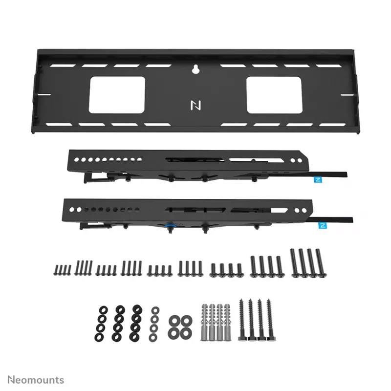 Suporte de parede reforçado Neomounts WL35-750BL16 42-86 polegadas - inclinável - com fecho - instalação rápida - TÜV