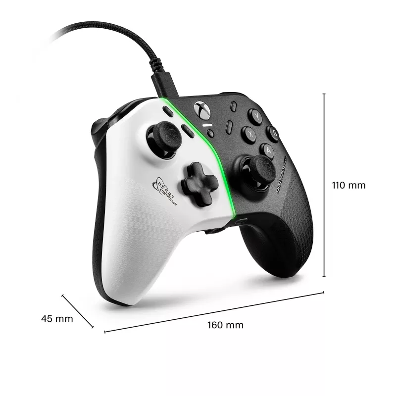 Gamepad Thrustmaster H.E.A.R.T. preto, branco USB PC, Xbox One, Xbox One S, Xbox One X
