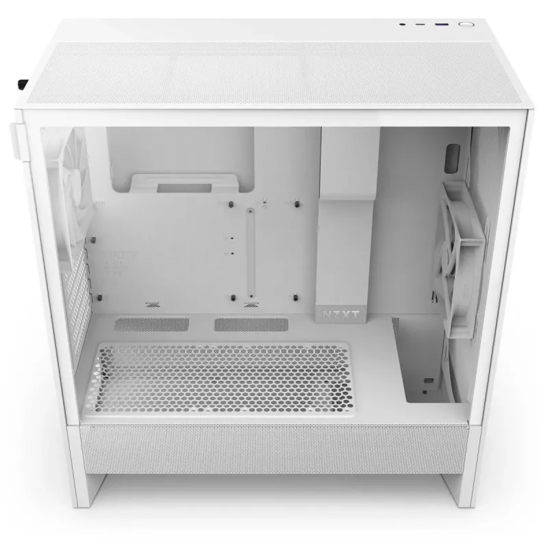 Caixa NZXT H5 Flow 2024 Midi Torre, branca