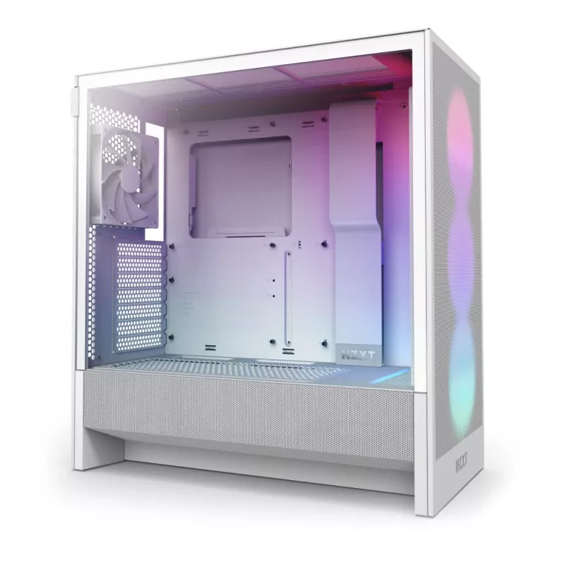 Caixa NZXT H5 Flow RGB 2024 Midi Torre, branca