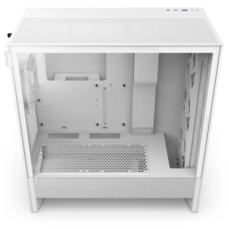 Caixa NZXT H5 Flow RGB 2024 Midi Torre, branca