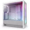 Caixa NZXT H5 Flow RGB 2024 Midi Torre, branca