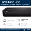 Sistema de videoconferência HP Poly Studio G62 com kit de placas de montagem
