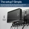 Sistema de videoconferência HP Poly Studio G62 com kit de placas de montagem