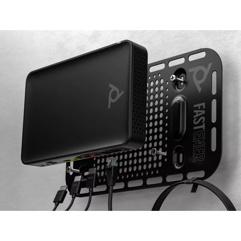 Sistema de videoconferência HP Poly Studio G62 com kit de placas de montagem