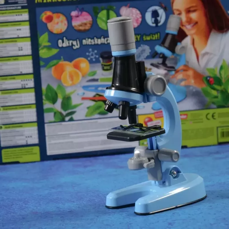Microscópio educativo Liscianigiochi Im A Genius 304-PL97388 — conjunto ótico infantil com ampliação para aprendizagem