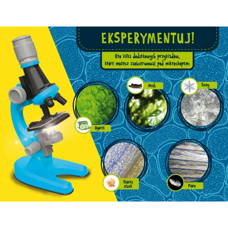 Microscópio educativo Liscianigiochi Im A Genius 304-PL97388 — conjunto ótico infantil com ampliação para aprendizagem