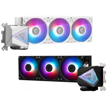 Refrigeração líquida all-in-one MSI MAG Coreliquid I360 caixa de computador 12 cm preta 1 unid.