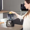 Robot de cozinha Black & Decker BXFPA1200E — 1200 W, taça de 1,5 L, 2 velocidades, função pulsar, caixa em aço inoxidável