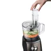Robot de cozinha Black & Decker BXFPA1200E — 1200 W, taça de 1,5 L, 2 velocidades, função pulsar, caixa em aço inoxidável