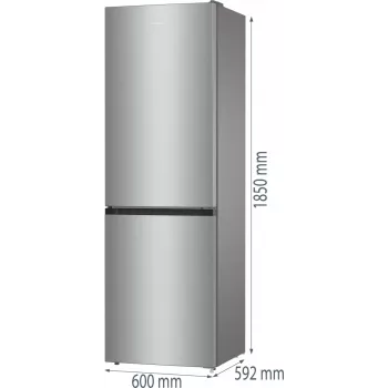 Gorenje NRK61CS2XL4 de instalação livre 300 L cinzento