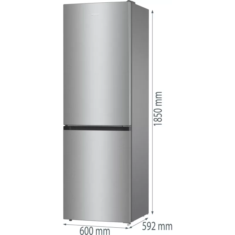 Gorenje NRK61CS2XL4 de instalação livre 300 L cinzento