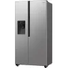 Gorenje Side-by-Side NRR9185ESXL BK065B, combinado americano, cinzento, LED, aço, vidro