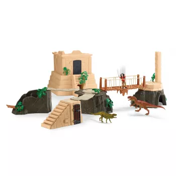 Conjunto de ação/aventura Schleich Conquista do Templo dos Dinossauros Mega-Set multicolor