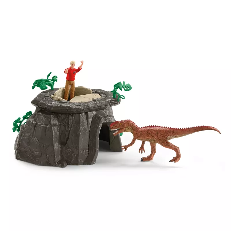 Conjunto de ação/aventura Schleich Conquista do Templo dos Dinossauros Mega-Set multicolor