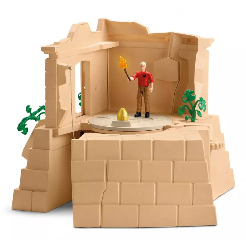 Conjunto de ação/aventura Schleich Conquista do Templo dos Dinossauros Mega-Set multicolor