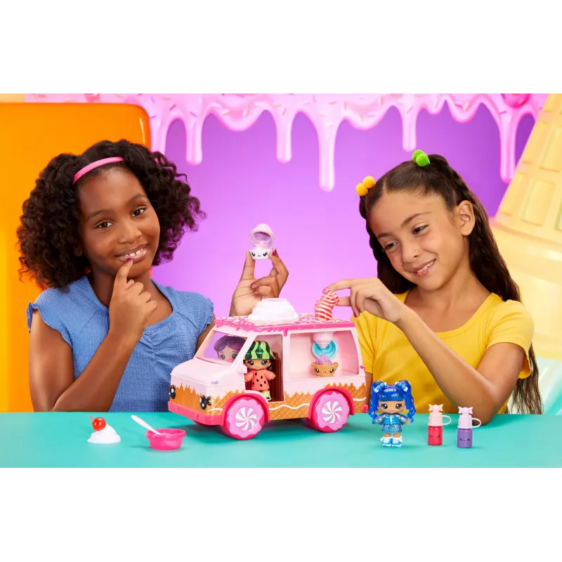 Porta-chaves boneca Yummiland Lipgloss Truck MGA Entertainment