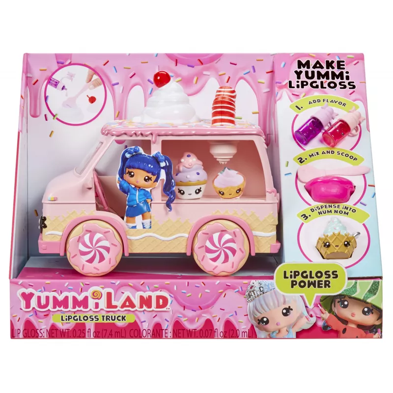 Porta-chaves boneca Yummiland Lipgloss Truck MGA Entertainment