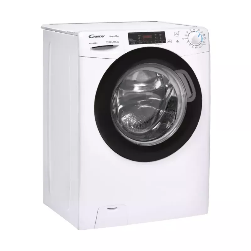 Máquina de lavar e secar roupa Candy Smart Pro CSHW4645TWB3/1-S, de instalação livre carga frontal, 4 kg, 1400 rpm, classe de centrifugação B, branca