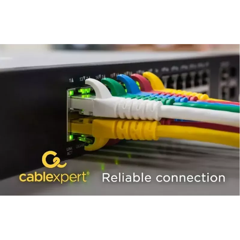 Cabo de rede, GEMBIRD, PP6U-CU-7.5M, RJ45, Cat.6, 7,5 m, cinzento