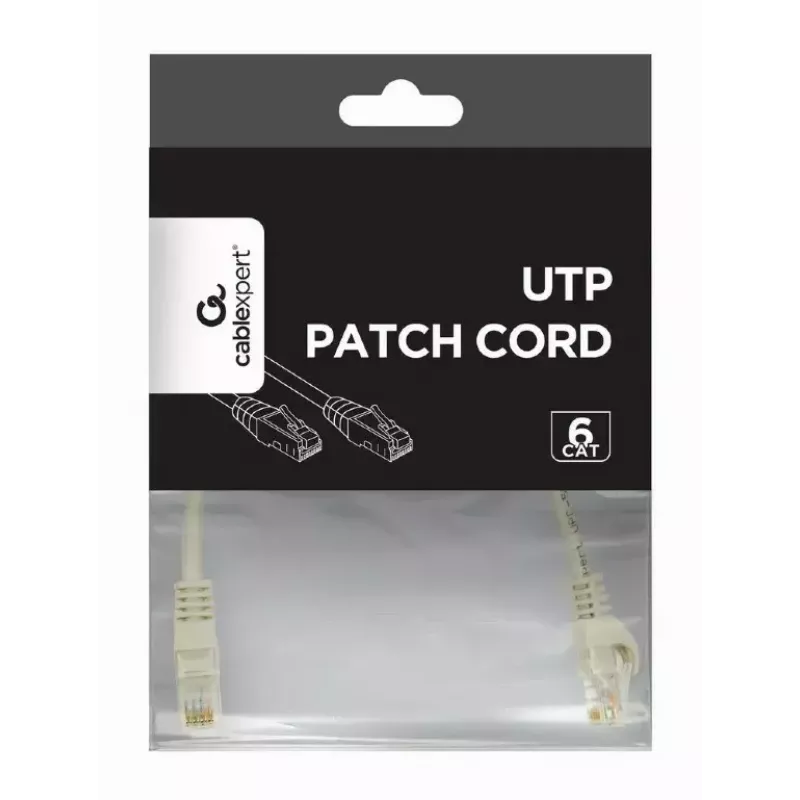 Cabo de rede GEMBIRD PP6U-CU-1.5M RJ45 Cat.6 1,5 m cinzento