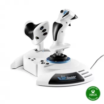 Joystick Thrustmaster T.Flight Hotas One Microsoft Flight Simulator Edition USB preto branco