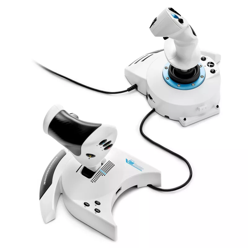 Joystick Thrustmaster T.Flight Hotas One Microsoft Flight Simulator Edition USB preto branco