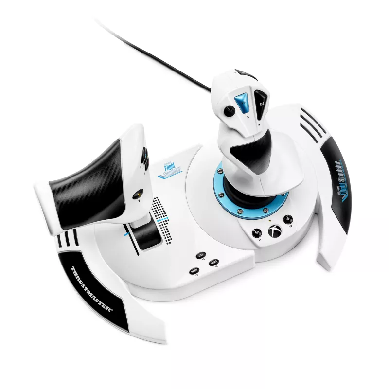 Joystick Thrustmaster T.Flight Hotas One Microsoft Flight Simulator Edition USB preto branco